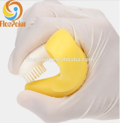Best Selling Silicone Teether Baby Banana Teether Infant Training Toothbrush