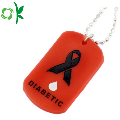 Thẻ Pet Dog Tag Silicone tùy chỉnh Debossed-điền vào Tag Pet