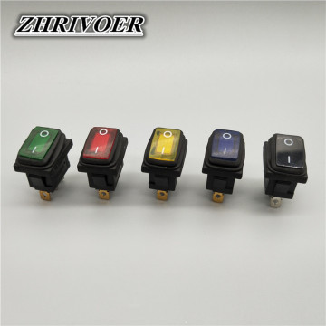 KCD1 12V/220V LED Light Waterproof Rocker Switch 3Pin 10A/250V IP67 Push Button Switch