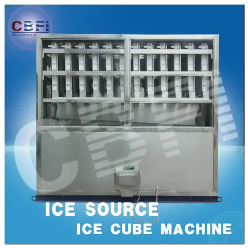 R404a Refrigerant Automatically Output System Cube Ice Machine, High
