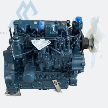 Lắp ráp động cơ Kubota V3300 cho các bộ phận máy xúc