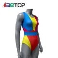 Laraçadas de ginástica multicoloras personalizadas de garotas personalizadas