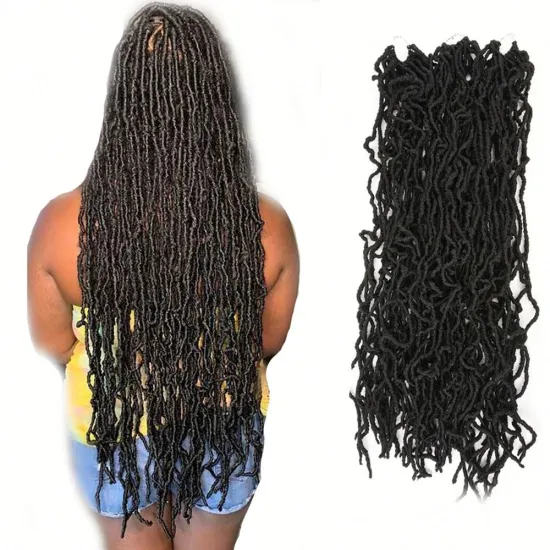 Wholesale Bobbi boss 36 inch Synthetic Crochet Hair Braid  Extensions Ombre Faux locs Hair Nu locs Braid Hair