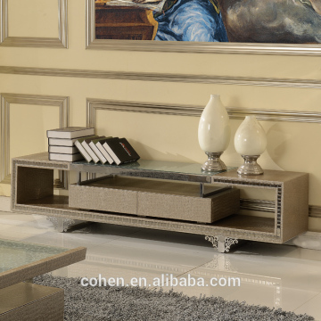 hot selling royal luxury living room/hotel furniture tv wall units