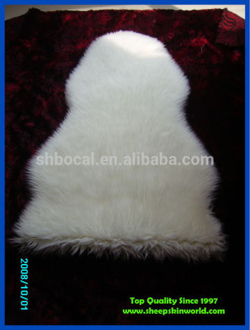 synthetic long hair faux fur carpet rug