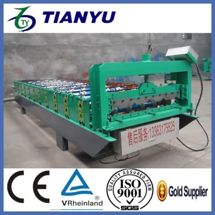 Punching machine singles roofing machine