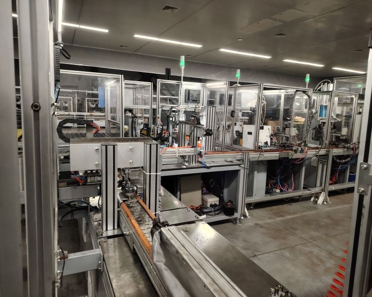 Post type rotor production line5