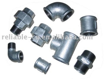 Malleable iron pipe fitting