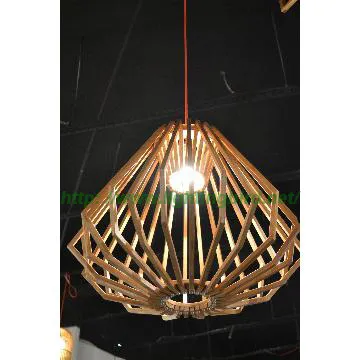 Classic Wood Pendant Lamp for New Year\'s Celebration