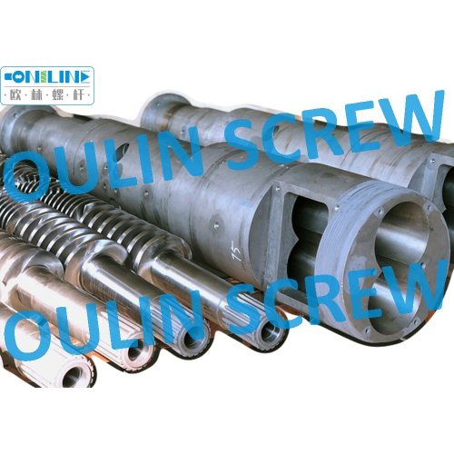 Cincinnati Cmt58 Twin Conical Screw and Barrel for PVC Machine