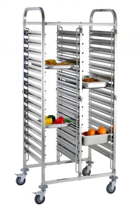Square Tube Bakery Bread Rack Trolley