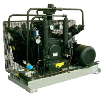 Industry piston air cooled air compressor
