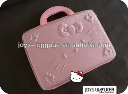 carton hello kitty hard shell laptop bag