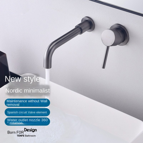 Wholesale luxury hot cold concealed basin faucet