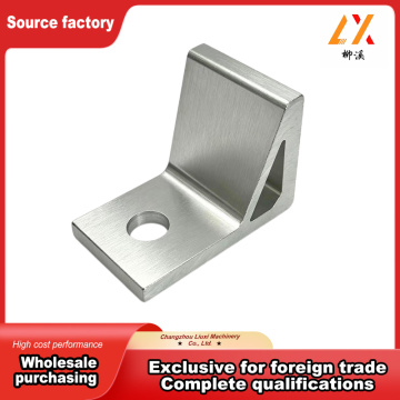 Support d'extrusion d'aluminium 6061 en forme de L
