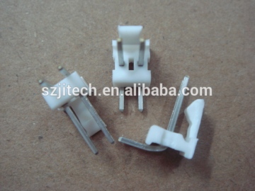2.54mm pitch PCB wire to board connector TE 2P MAT100 HDR ASSY SQ connector 640457-2 right angle header 2 pin through hole