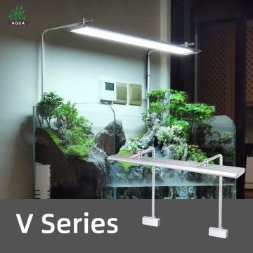 2023 V Series V900 RGBW Full Spectrum LED Aquarium Lamp with Dimming and Timing Features