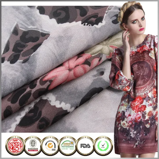 Professional design Oeko-Tex Standard 100 Printed Garment chiffon fabrics online