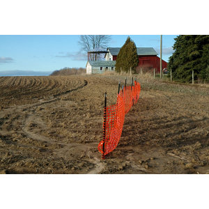 HDPE orange safety fence