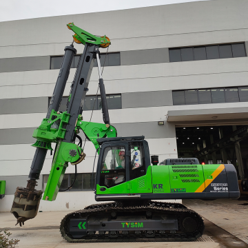 Low Headroom Rotary Piling Rig Excavator for Max Depth 20m Bore Pile Drilling