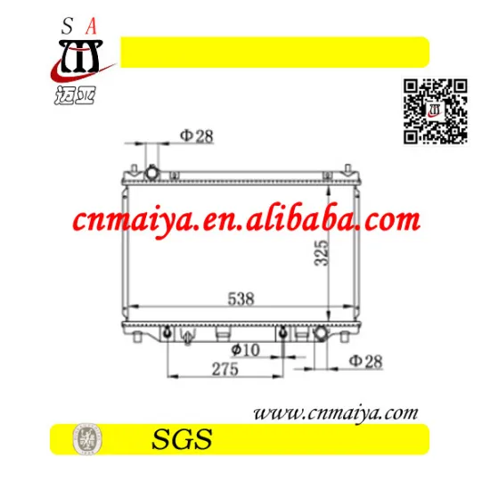 ZJ03-15-200 autoparts fit for radiator