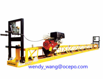 Construction frame concrete vibratory truss screed