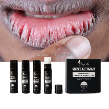 Private Label Men's Vegan Moisturizing Lip Balm Set - SPF, Brightening, Organic, Sun Protection