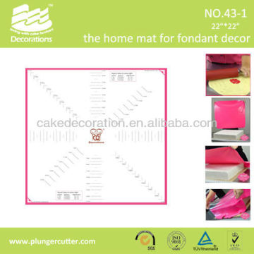 Creative design-the home mat for fondant/fondant decor tools-2pcs