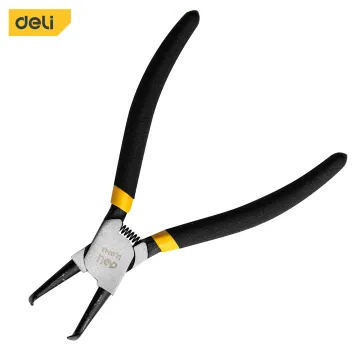 Deli EDL0343 tools internal inner long-nose 7inch circlip plier