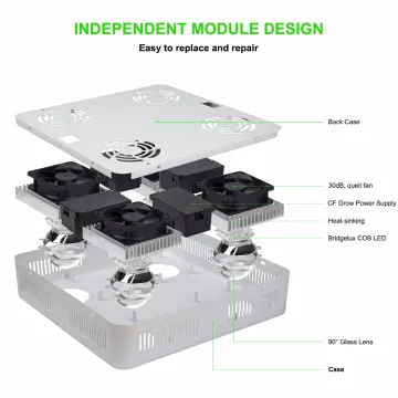 cob 600w led grow light for flowering and fruiting
