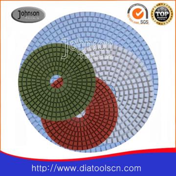 Wet polishing pad