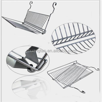 Wall-Mounted Steel Dish Drainer & Hanging Dinner Plate Drying Rack: Efficient Kitchen Storage Solution