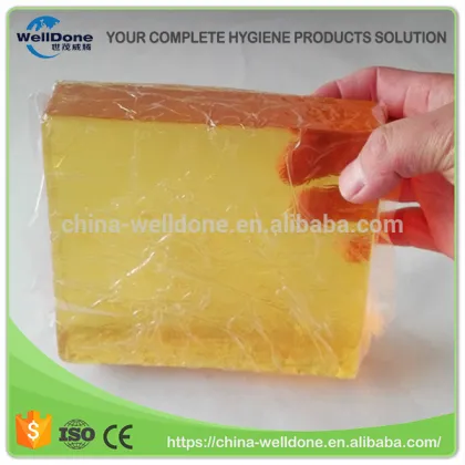 Sanitary Napkin Raw Materials Structure Hot Melt Glue with ISO