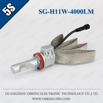 OSRING 5S h11 car led headlight 25w 4000lm high power led car headlight