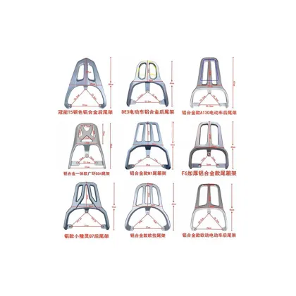 Customizable Aluminum Alloy Motorcycle Backrest Seats & Mounts