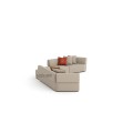 Set de sofá de cuero modular Arcadia