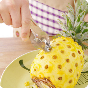 Practical Stainless Steel Cutter Pineapple Eye Peeler Pineapple Seed Remover Clip Home Kitchen Tools New Arrival