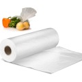 Plastic Supermarket Flat Top Open Grocery Produce Bag on Roll