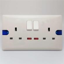 13A double household new bakelite wall switch socket