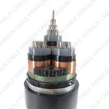 Kabel voltan tinggi 3*240mm 4 kabel kuasa tembaga elektrik teras untuk pembinaan
