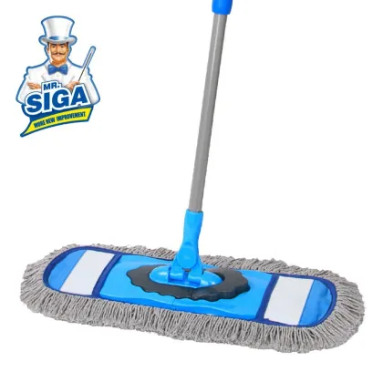 Mr.SIGA 2015 hot sale telescopic handle flat cotton twitter mop