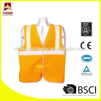 EN20471 knitted reflective vest