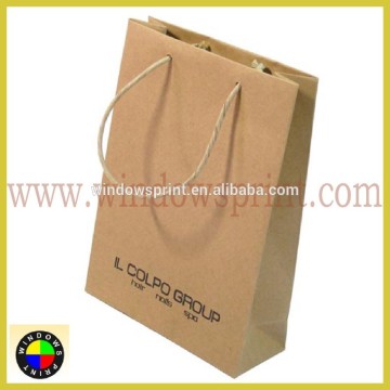 craft paper bag with handles