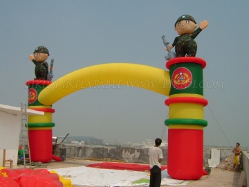 Advertising Inflatable Arch Military Themed (K4034)