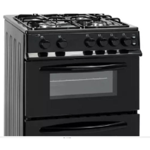 Horno de cocina independiente de 50 cm negro