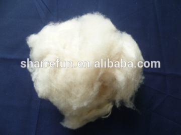 Mongolia origin pure dehaired Ivory cashmere fiber 38-40mm