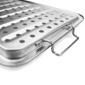 Professional-Grade Stainless Steel BBQ Grill Basket