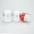 15 ml 30 ml 50 ml rode zilveren kleur leeg plastic acryl Airless Pump Bottle Cream Jar