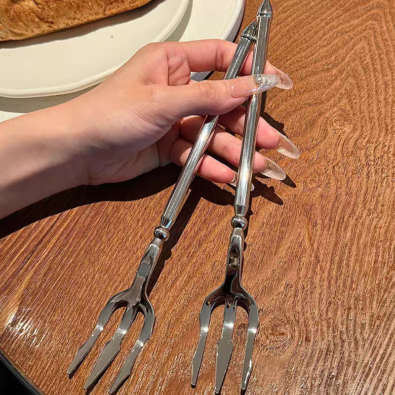 Premium Stainless Steel Greek Style Salad Fork