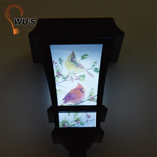 Hot selling outdoor LED solar light solar garden pillar light